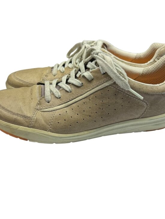 Ecco Leather Comfort Low Top Golf Shoes Sneakers Tan Men\'s Size 43 EU 10 US main image 2